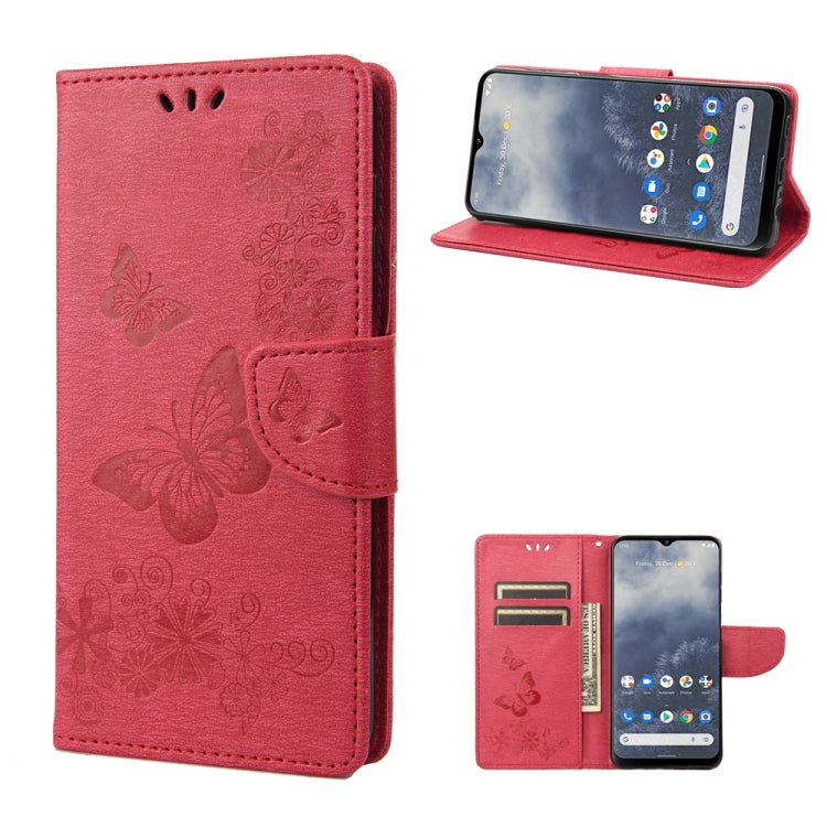 Butterfly Embossed Horizontal Flip Leather Phone Case, For Samsung Galaxy A54 5G, For Nokia G60, For OPPO A17