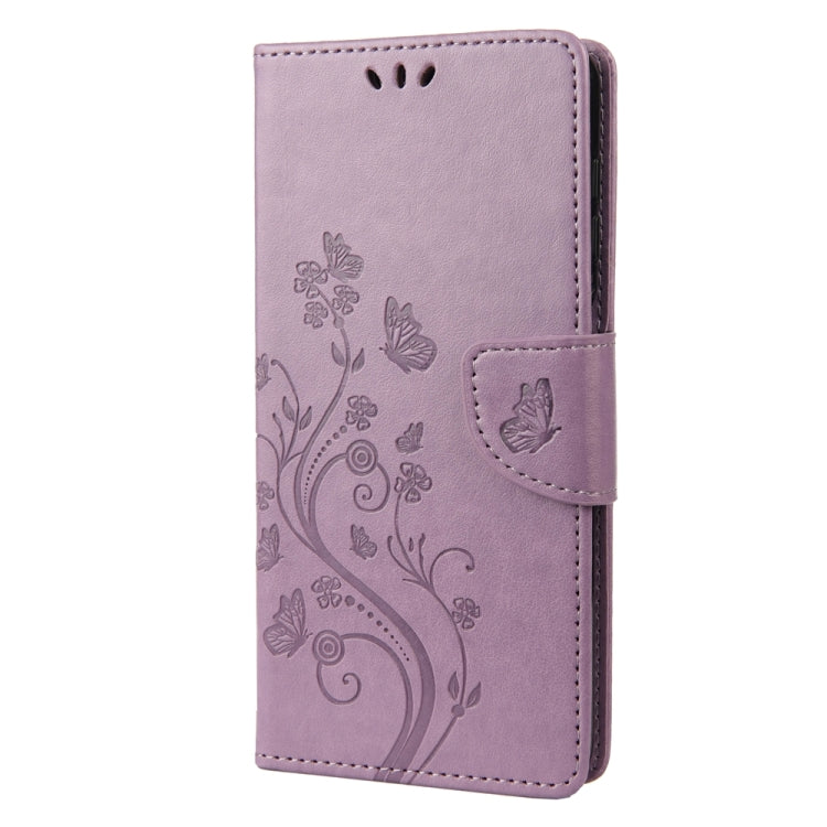 Butterfly Flower Pattern Leather Phone Case, For Samsung Galaxy A54 5G, For Nokia G60, For OPPO A17