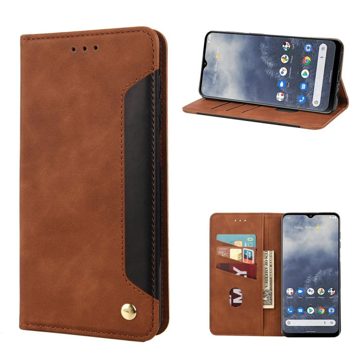 Skin Feel Splicing Leather Phone Case, For Samsung Galaxy A54 5G, For Nokia G60, For OPPO A17