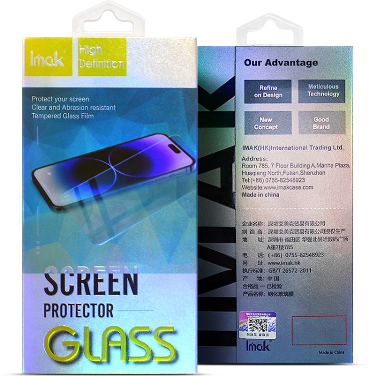 IMAK H Series Tempered Glass Film, For Honor X8 5G, For OnePlus Nord N300 5G, For OPPO A17 4G Global, For OPPO K10 5G India/A77 5G, For Realme V23i 5G, For Xiaomi Redmi A1 4G, For Xiaomi Redmi Note 12 China, For Xiaomi Redmi Note 12 Pro 5G China/Indian