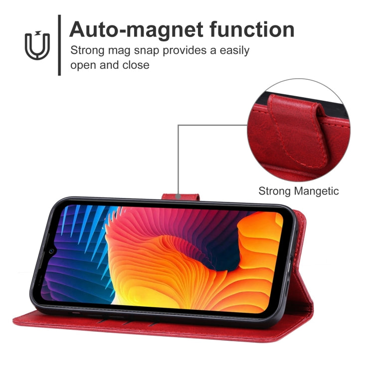 Leather Phone Case, For Doogee V30 5G