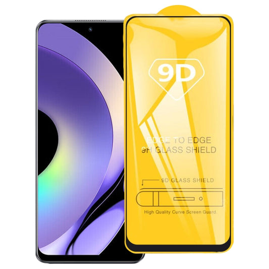 9D Full Glue Screen Tempered Glass Film, For Realme 10 Pro (1 PC)