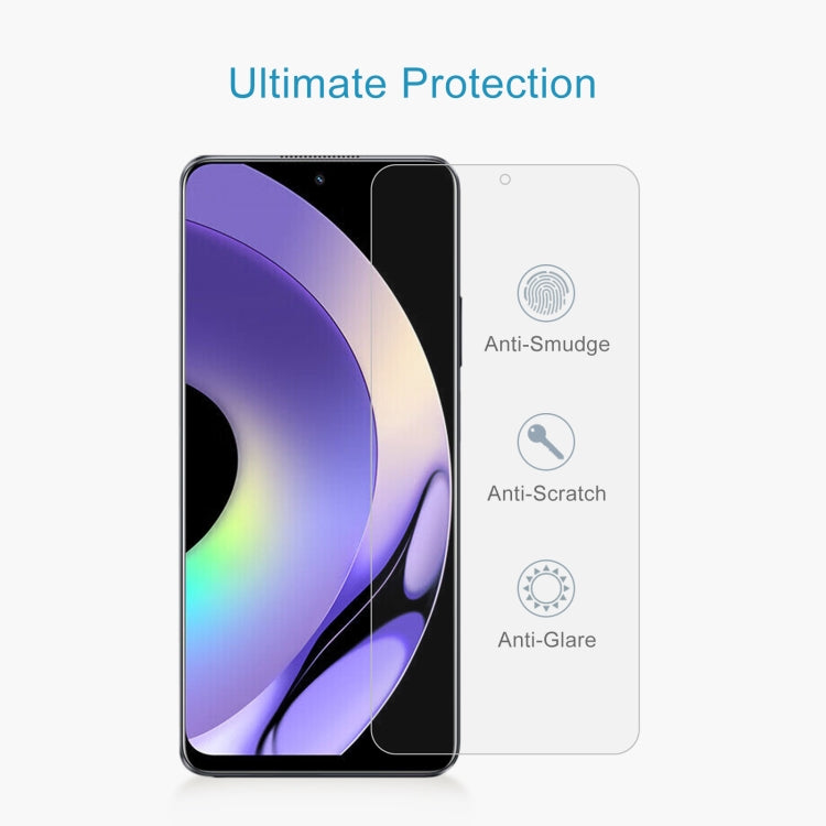 0.26mm 9H 2.5D Tempered Glass Film, For Realme 10 Pro (1 PC)