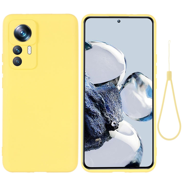 Pure Color Liquid Silicone Shockproof Phone Case, For OPPO A17 / A17K, For Xiaomi 12T Pro