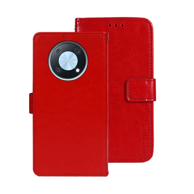 idewei Crazy Horse Texture Leather Phone Case