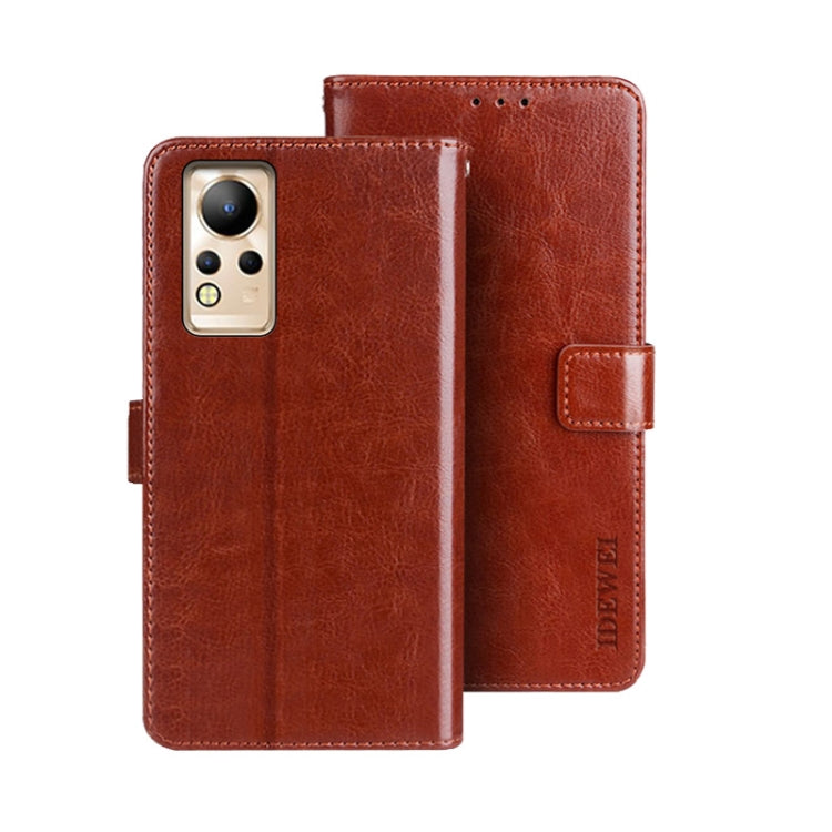 idewei Crazy Horse Texture Leather Phone Case