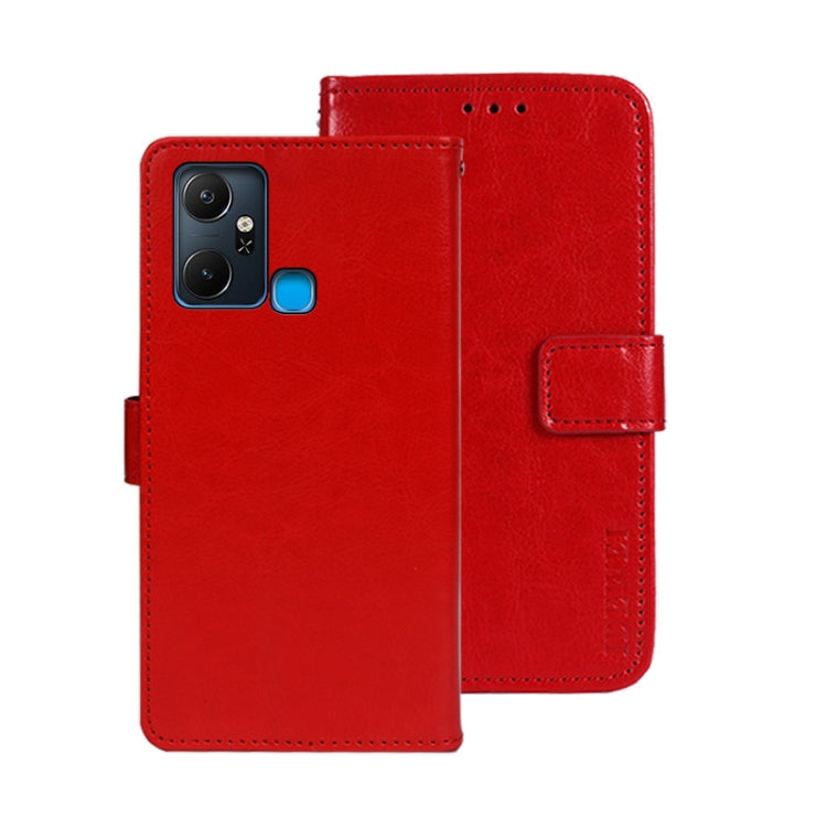idewei Crazy Horse Texture Leather Phone Case, For Infinix Smart 6 Plus, For Nokia G11 Plus, For Samsung Galaxy A04e 4G