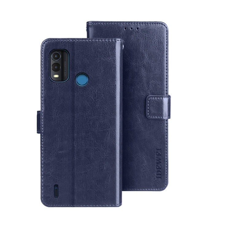 idewei Crazy Horse Texture Leather Phone Case, For Nokia G11 Plus, For Samsung Galaxy A04e 4G, For Tecno Camon 19, For Tecno Pova 3