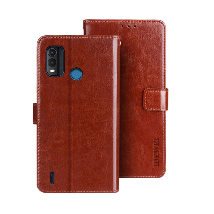 idewei Crazy Horse Texture Leather Phone Case, For Nokia G11 Plus, For Samsung Galaxy A04e 4G, For Tecno Camon 19, For Tecno Pova 3