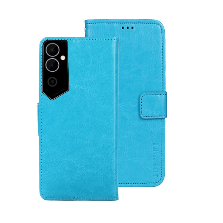 idewei Crazy Horse Texture Leather Phone Case, For Tecno Camon 19, For Tecno Pova 3, For Tecno Pova Neo 2