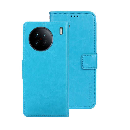 idewei Crazy Horse Texture Leather Phone Case, For vivo X90, For vivo X90 Pro, For vivo X90 Pro+