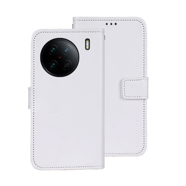 idewei Crazy Horse Texture Leather Phone Case, For vivo X90, For vivo X90 Pro, For vivo X90 Pro+