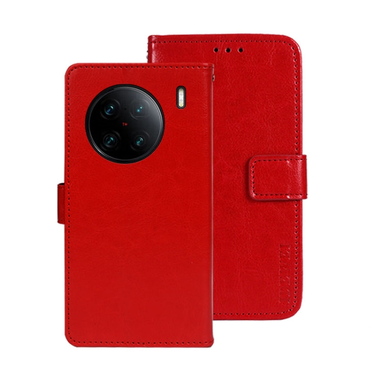 idewei Crazy Horse Texture Leather Phone Case