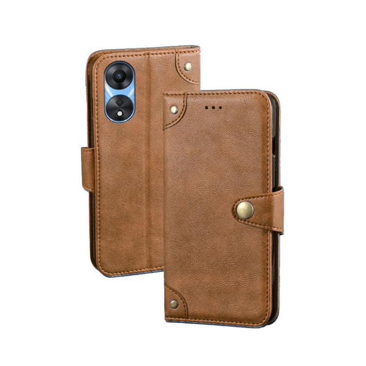 idewei Retro Texture Leather Phone Case, For Alcatel 1 Ultra, For Huawei nova 10 SE, For Huawei nova Y61 4G, For Infinix Zero Ultra 5G, For OPPO A58 5G, For OPPO A77s, For Oukitel C19 Pro, For Realme 10 5G