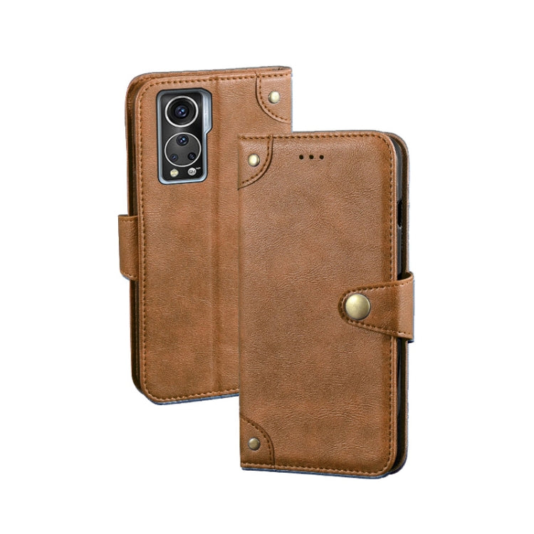 idewei Retro Texture Leather Phone Case, For Tecno Pova 4, For vivo V21s, For ZTE Axon 30S, For ZTE Blade A72 4G, For Honor X40 GT