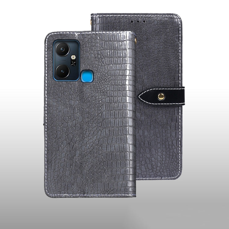 idewei Crocodile Texture Leather Phone Case, For Huawei nova Y90, For Infinix Note 12, For Infinix Note 12 Pro 4G, For Infinix Smart 6 Plus, For Nokia G11 Plus, For Samsung Galaxy A04e 4G, For Tecno Camon 19, For Tecno Pova 3