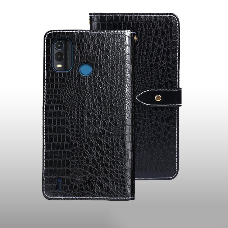 idewei Crocodile Texture Leather Phone Case, For Huawei nova Y90, For Infinix Note 12, For Infinix Note 12 Pro 4G, For Infinix Smart 6 Plus, For Nokia G11 Plus, For Samsung Galaxy A04e 4G, For Tecno Camon 19, For Tecno Pova 3