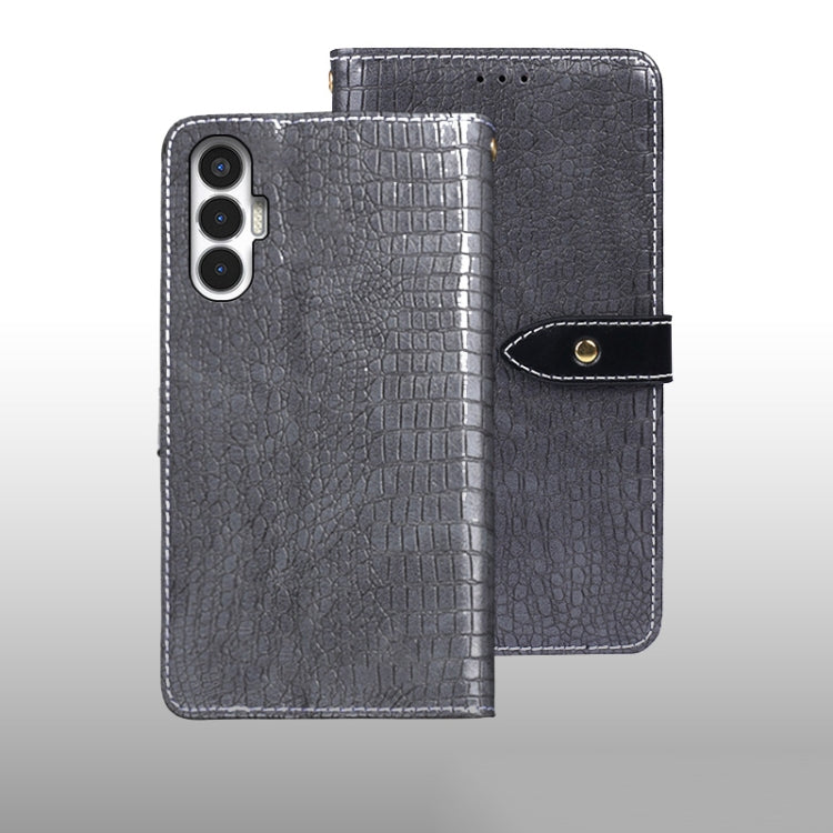 idewei Crocodile Texture Leather Phone Case, For Huawei nova Y90, For Infinix Note 12, For Infinix Note 12 Pro 4G, For Infinix Smart 6 Plus, For Nokia G11 Plus, For Samsung Galaxy A04e 4G, For Tecno Camon 19, For Tecno Pova 3