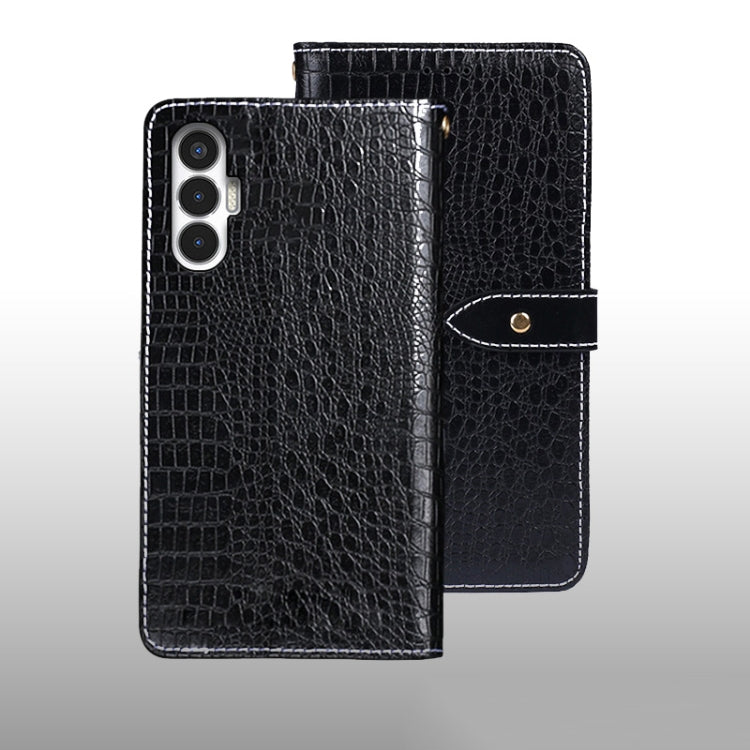 idewei Crocodile Texture Leather Phone Case, For Huawei nova Y90, For Infinix Note 12, For Infinix Note 12 Pro 4G, For Infinix Smart 6 Plus, For Nokia G11 Plus, For Samsung Galaxy A04e 4G, For Tecno Camon 19, For Tecno Pova 3