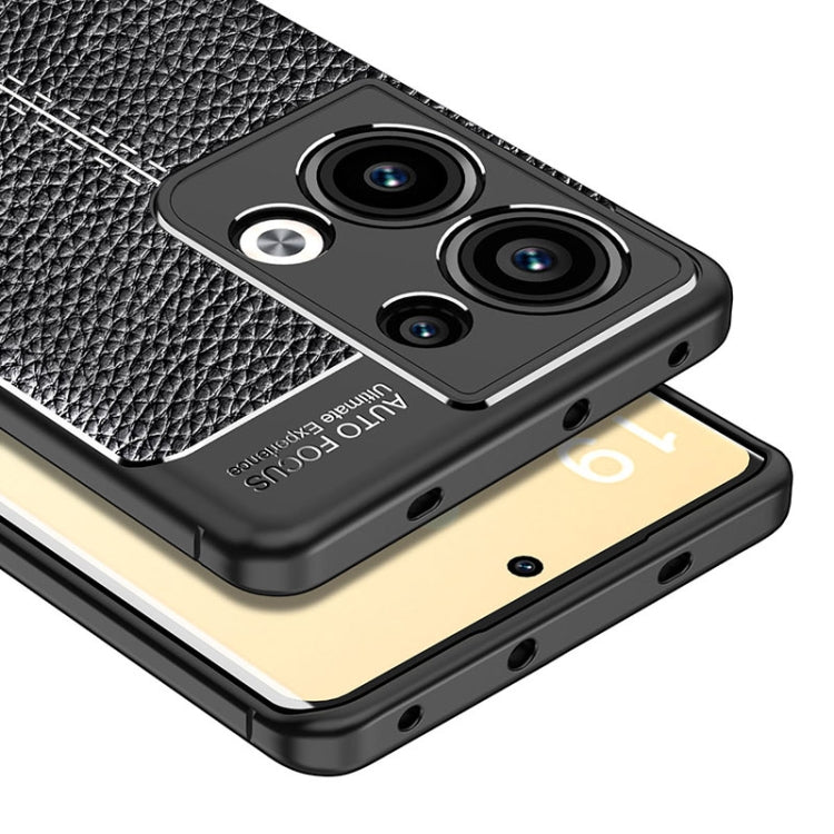 Litchi Texture Shockproof TPU Phone Case