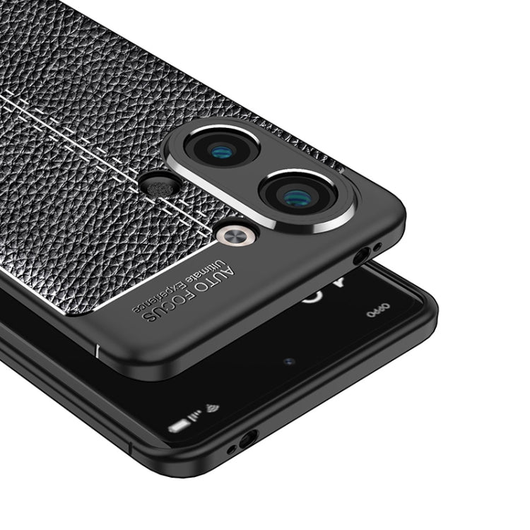 Litchi Texture Shockproof TPU Phone Case