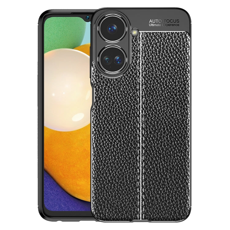Litchi Texture Shockproof TPU Phone Case