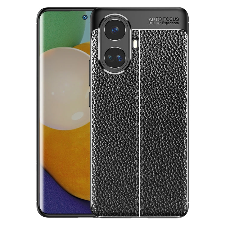 Litchi Texture Shockproof TPU Phone Case