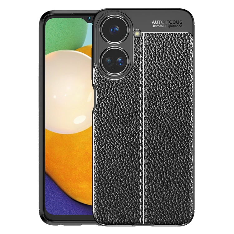 Litchi Texture Shockproof TPU Phone Case