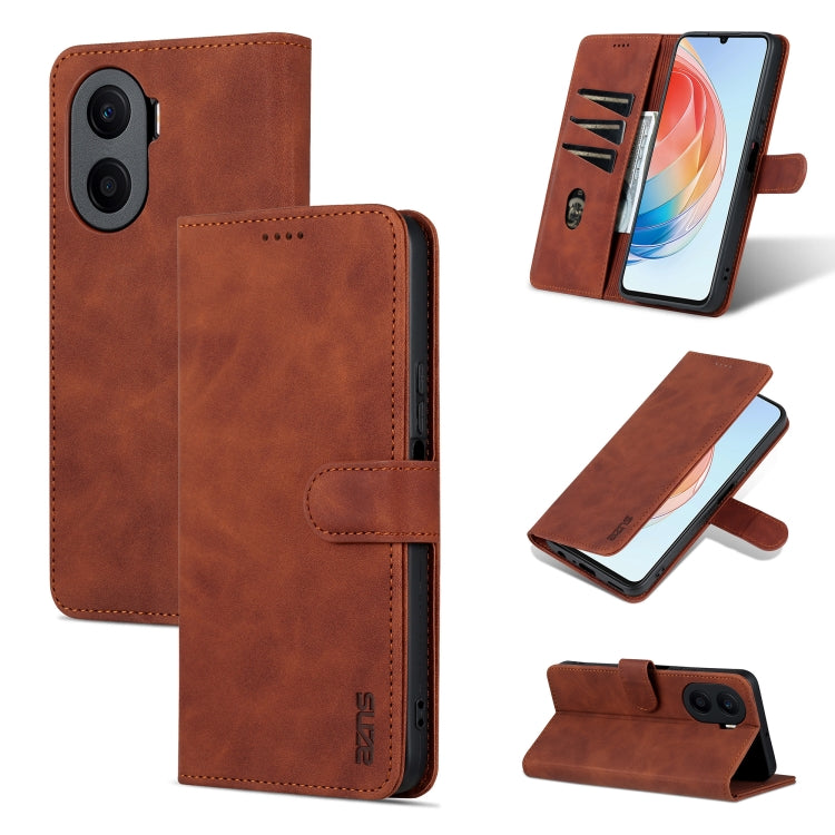 AZNS Skin Feel Calf Texture Flip Leather Phone Case, For OPPO K10x 5G / Realme 9 Pro, For Honor Play 40 Plus, For Huawei Mate 50 / Mate 50E