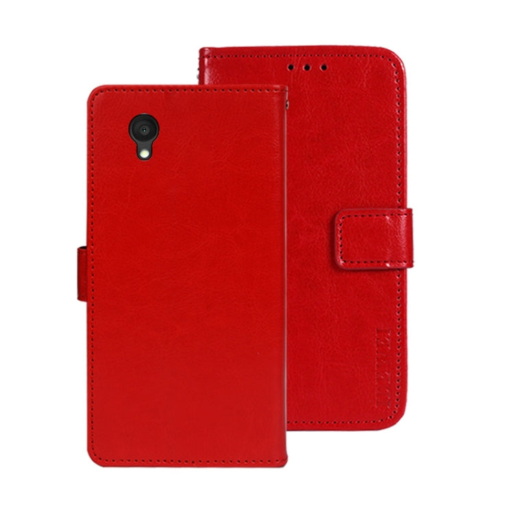 idewei Crazy Horse Texture Leather Phone Case