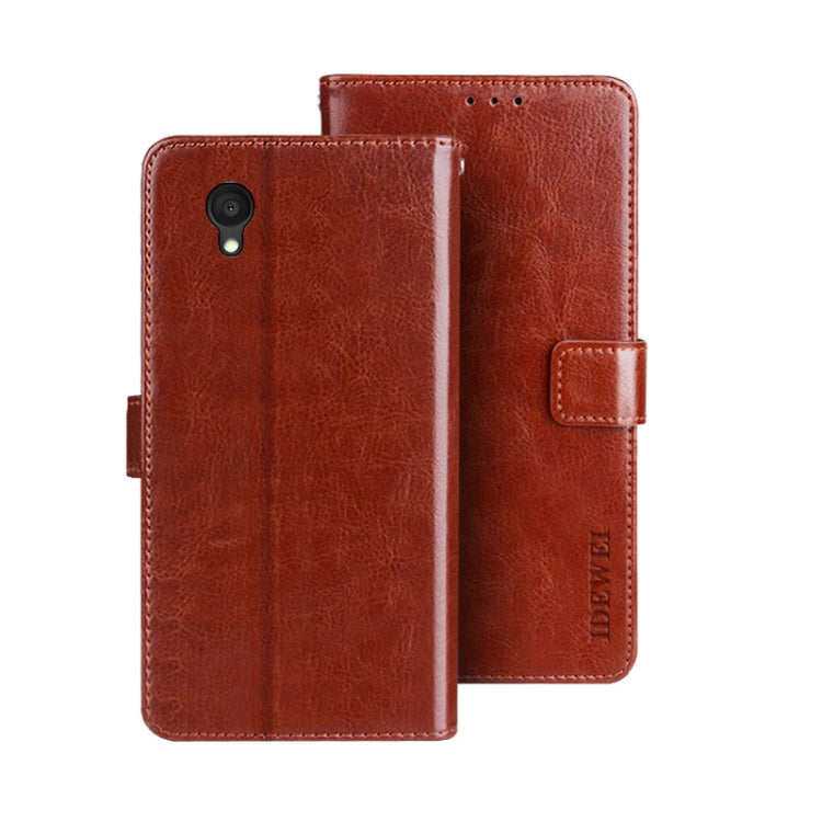 idewei Crazy Horse Texture Leather Phone Case, For Alcatel 1 Ultra, For Huawei nova 10 SE, For Huawei nova Y61 4G
