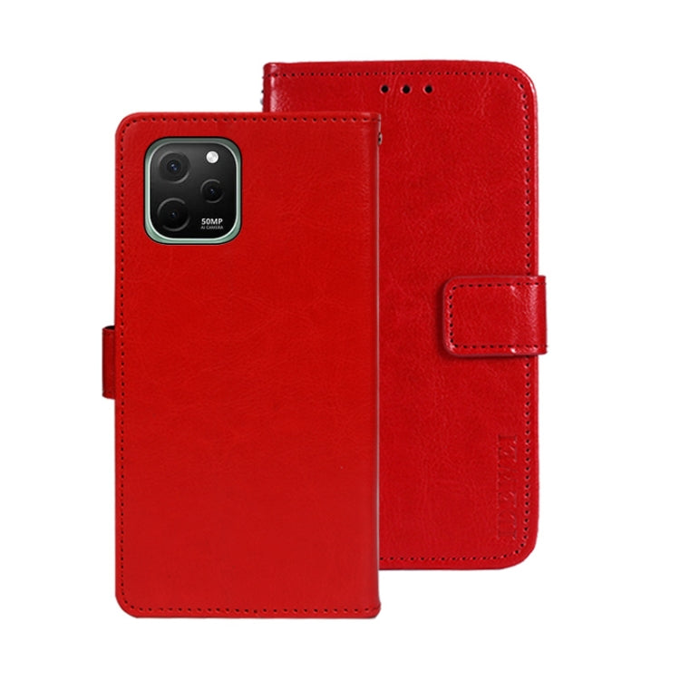 idewei Crazy Horse Texture Leather Phone Case