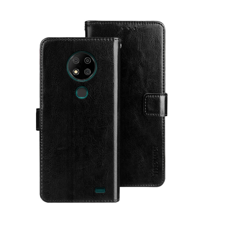 idewei Crazy Horse Texture Leather Phone Case, For OPPO A58 5G, For OPPO A77s, For Oukitel C19 Pro, For Realme 10 5G