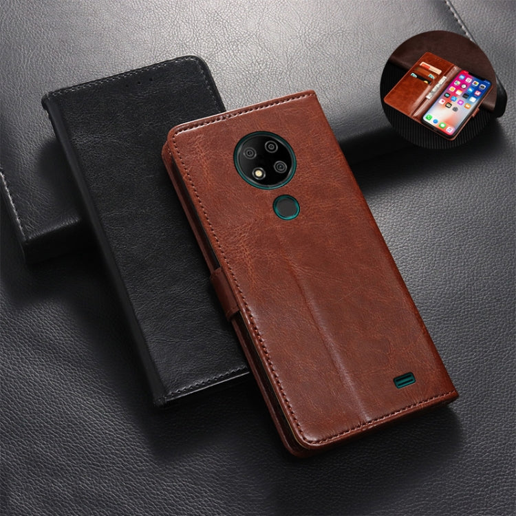 idewei Crazy Horse Texture Leather Phone Case, For Oukitel C19 Pro, For Realme 10 5G, For Tecno Pova 4