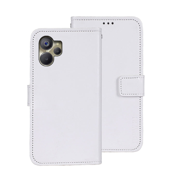 idewei Crazy Horse Texture Leather Phone Case, For OPPO A58 5G, For OPPO A77s, For Oukitel C19 Pro, For Realme 10 5G