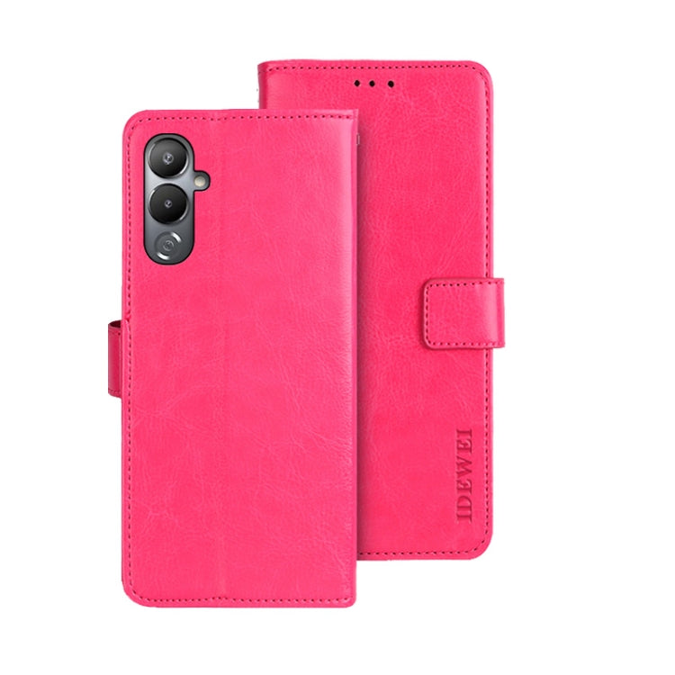 idewei Crazy Horse Texture Leather Phone Case, For Tecno Pova 4, For vivo V21s, For ZTE Axon 30S, For ZTE Blade A72 4G