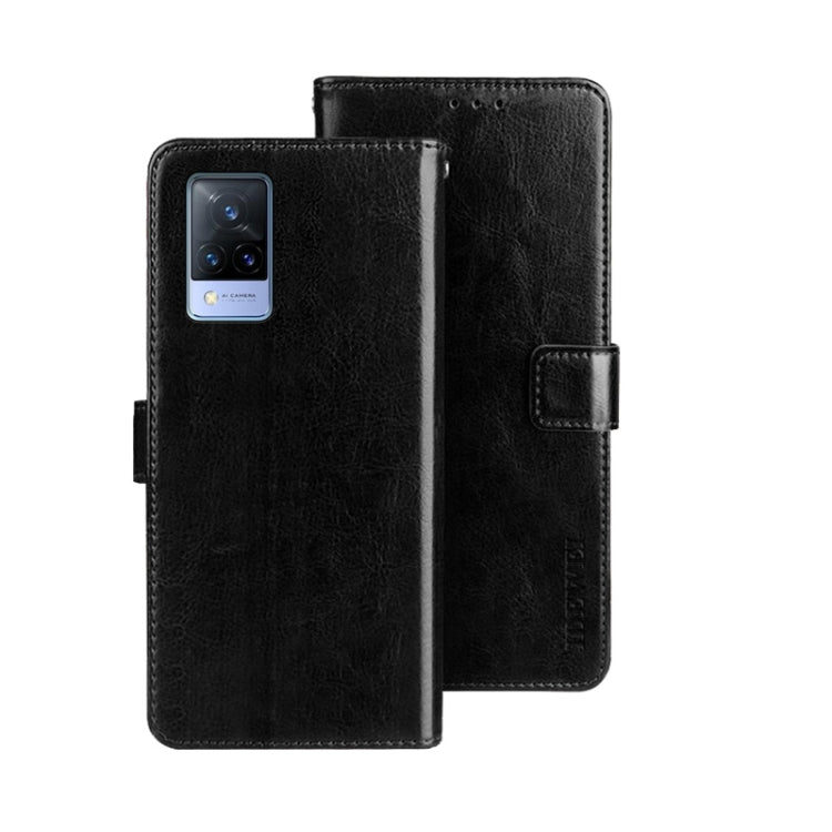 idewei Crazy Horse Texture Leather Phone Case, For Tecno Pova 4, For vivo V21s, For ZTE Axon 30S, For ZTE Blade A72 4G