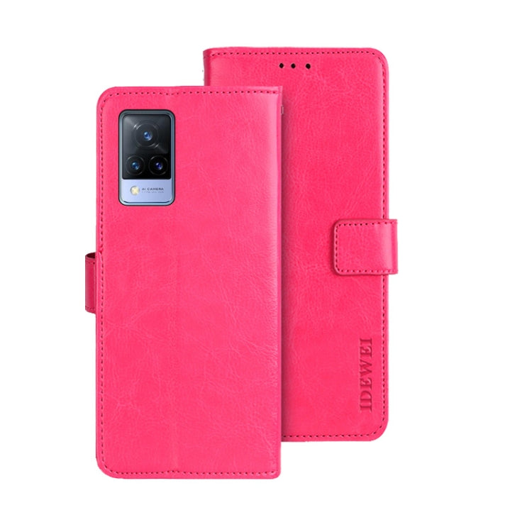 idewei Crazy Horse Texture Leather Phone Case, For Tecno Pova 4, For vivo V21s, For ZTE Axon 30S, For ZTE Blade A72 4G