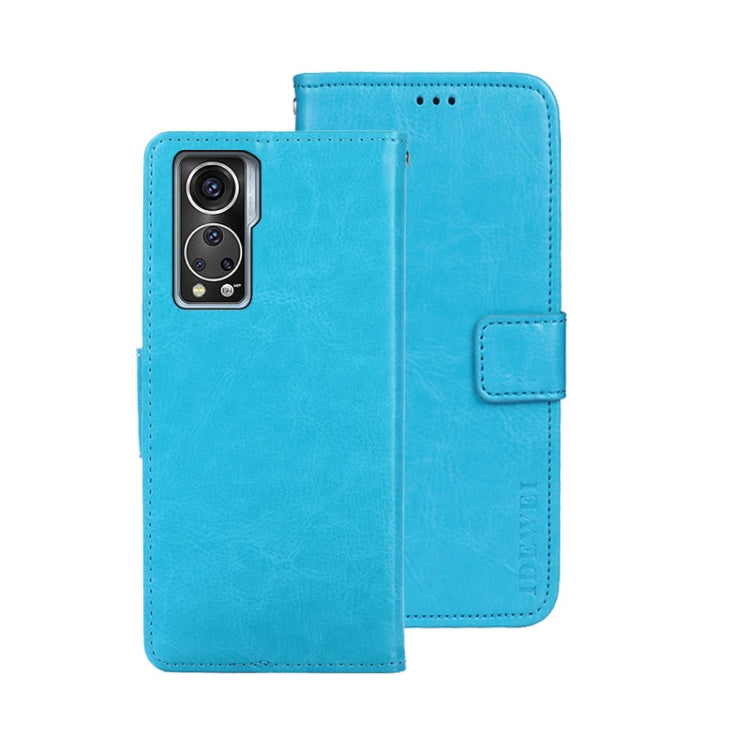 idewei Crazy Horse Texture Leather Phone Case, For Tecno Pova 4, For vivo V21s, For ZTE Axon 30S, For ZTE Blade A72 4G