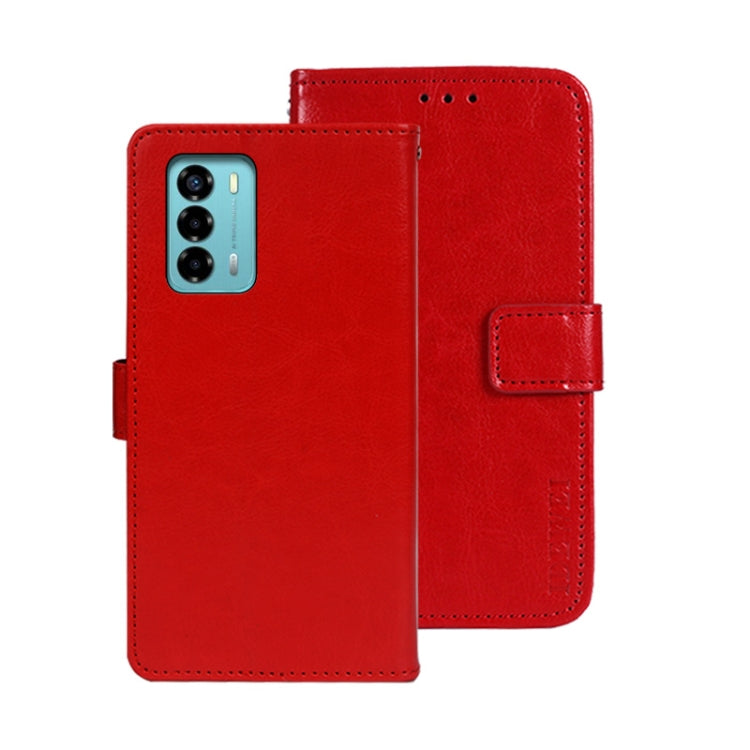 idewei Crazy Horse Texture Leather Phone Case, For Tecno Pova 4, For vivo V21s, For ZTE Axon 30S, For ZTE Blade A72 4G