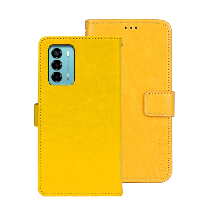 idewei Crazy Horse Texture Leather Phone Case, For Tecno Pova 4, For vivo V21s, For ZTE Axon 30S, For ZTE Blade A72 4G