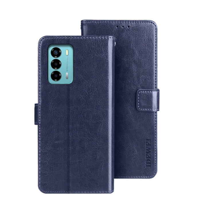 idewei Crazy Horse Texture Leather Phone Case, For Tecno Pova 4, For vivo V21s, For ZTE Axon 30S, For ZTE Blade A72 4G