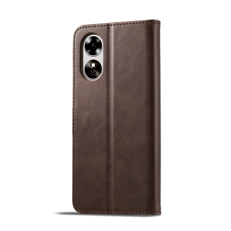 LC.IMEEKE Calf Texture Leather Phone Case, For OPPO A17