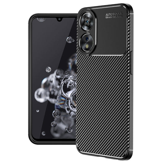 Carbon Fiber Texture Shockproof TPU Phone Case, For OPPO A58, For OPPO Reno9 Pro+, For OPPO Reno9 / Reno9 Pro, For Realme 10 4G, For Realme 10 5G / 9i 5G, For Realme 10 Pro, For Realme 10 Pro+, For Samsung Galaxy A54 5G