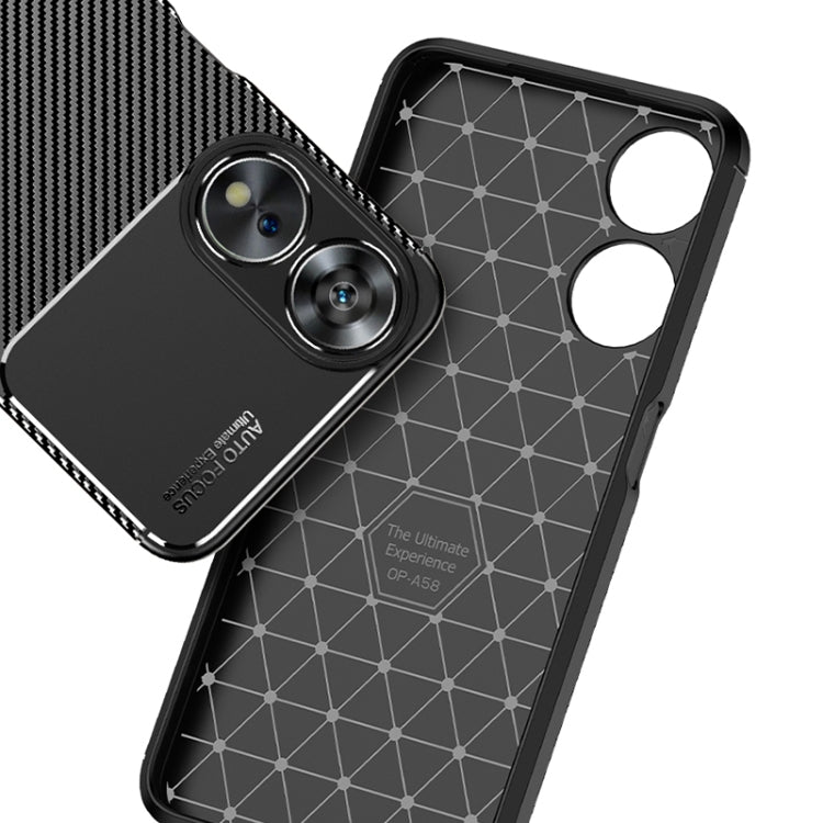 Carbon Fiber Texture Shockproof TPU Phone Case, For OPPO A58, For OPPO Reno9 Pro+, For OPPO Reno9 / Reno9 Pro, For Realme 10 4G, For Realme 10 5G / 9i 5G, For Realme 10 Pro, For Realme 10 Pro+, For Samsung Galaxy A54 5G