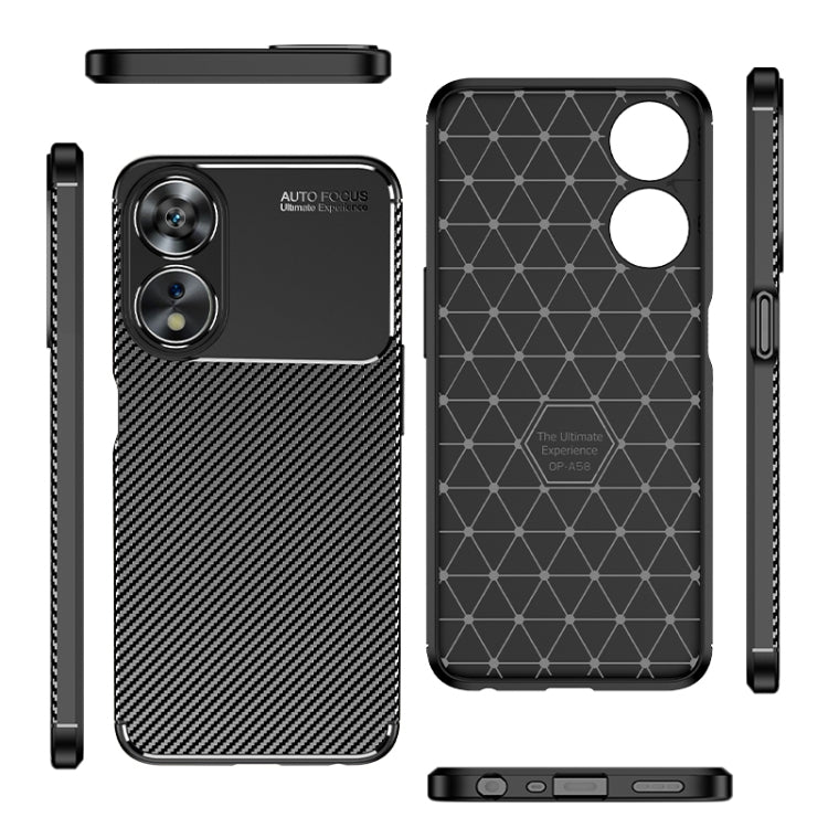 Carbon Fiber Texture Shockproof TPU Phone Case, For OPPO A58, For OPPO Reno9 Pro+, For OPPO Reno9 / Reno9 Pro, For Realme 10 4G, For Realme 10 5G / 9i 5G, For Realme 10 Pro, For Realme 10 Pro+, For Samsung Galaxy A54 5G