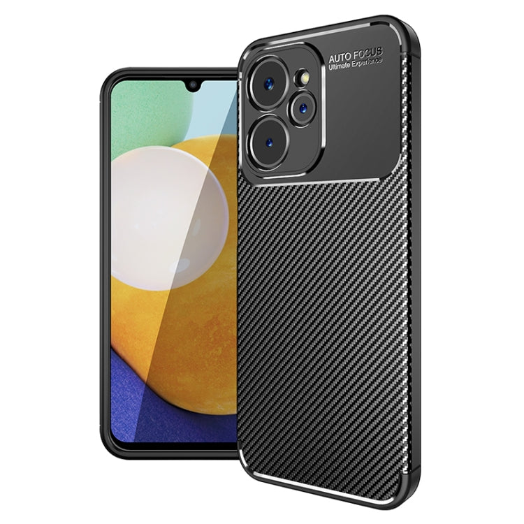 Carbon Fiber Texture Shockproof TPU Phone Case, For OPPO Reno9 Pro+, For Realme 10 4G, For Realme 10 5G / 9i 5G, For Realme 10 Pro, For Samsung Galaxy A54 5G