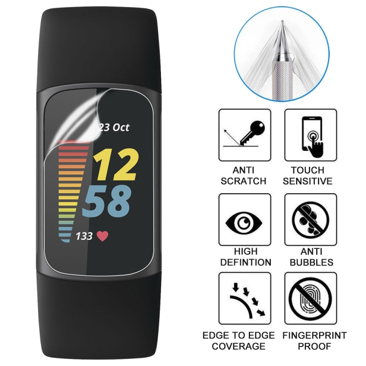 Soft Hydrogel Film Watch Screen Protector, For Fitbit Charge 5, For OPPO Watch Free, For Google Pixel Watch, For Garmin Move Sport