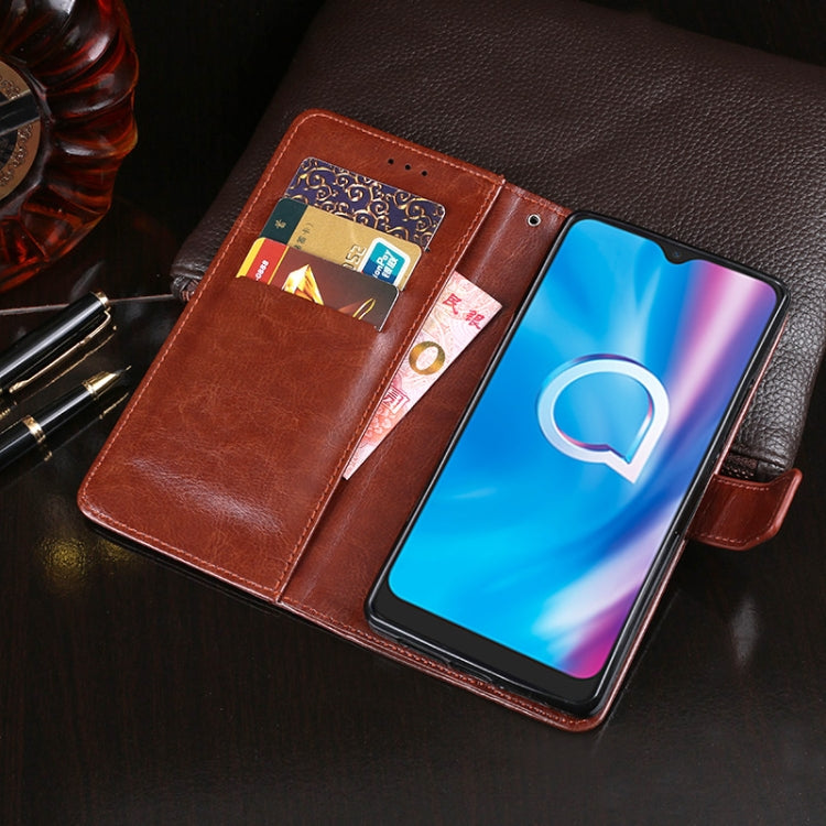 idewei Crazy Horse Texture Horizontal Flip Leather Case with Holder &amp; Card Slots &amp; Wallet, For Alcatel 3L (2020), For Huawei Honor 30 Pro, For Huawei P40 Pro+, For Nubia Red Magic 5G