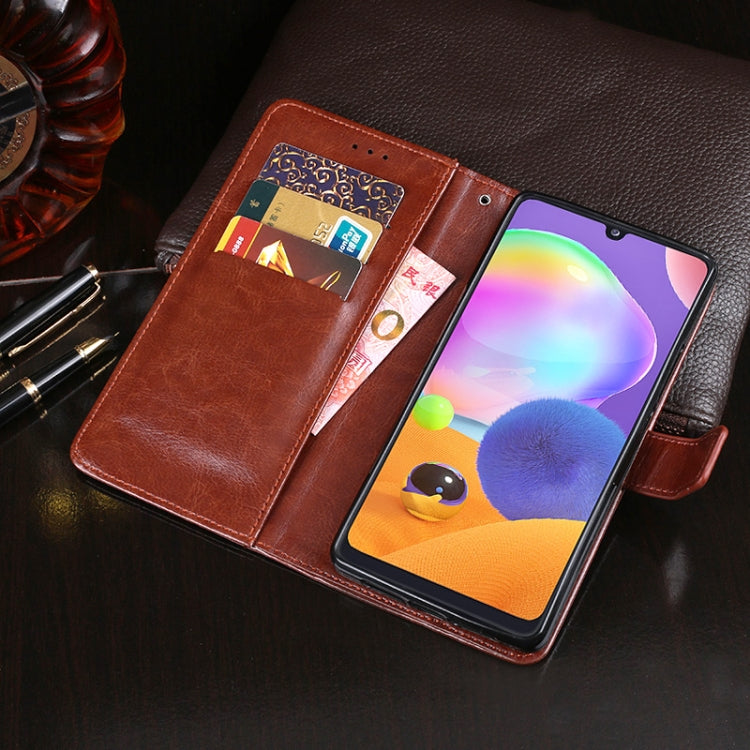 idewei Crazy Horse Texture Horizontal Flip Leather Case with Holder &amp; Card Slots &amp; Wallet, For OPPO A12E, For Galaxy A31, For Galaxy M11, For Xiaomi Black Shark 3 Pro